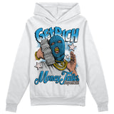 Military Blue 4s DopeSkill Hoodie Sweatshirt Get Rich Graphic