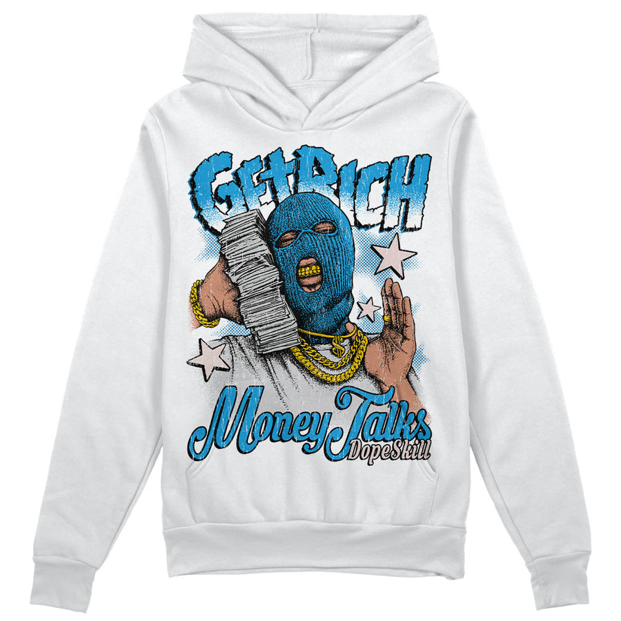 Military Blue 4s DopeSkill Hoodie Sweatshirt Get Rich Graphic
