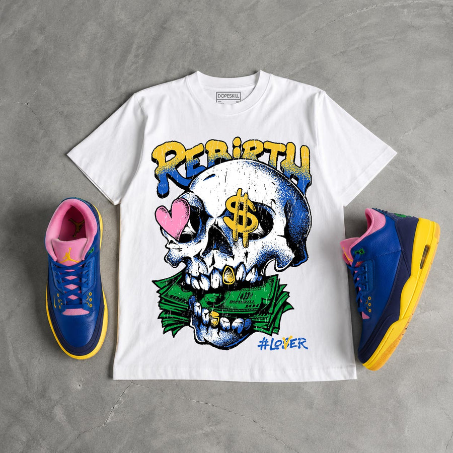 Brazil 3s DopeSkill T-Shirt Rebirth Graphic