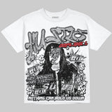 White Cement 4s Oversize Print 'No Money No Lust' DopeSkill Graphic T-shirt