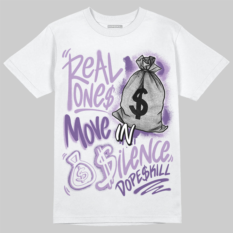 Hydrangeas 10s DopeSkill T-Shirt Real Ones Move In Silence Graphic