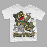 Craft Olive 4s DopeSkill Toddler Kids T-shirt Born To Be Rich Graphic