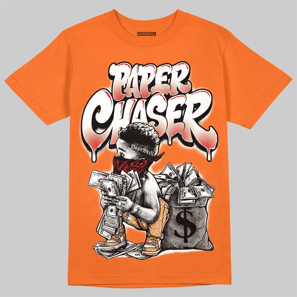 'Orange Citrus' 3s DopeSkill T-Shirt Paper Chaser Boy Graphic