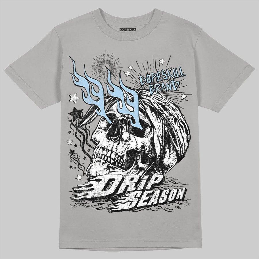 Wolf Grey 5s DopeSkill T-Shirt Drip Season Graphic