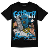 Military Blue 4s DopeSkill T-Shirt Get Rich Graphic