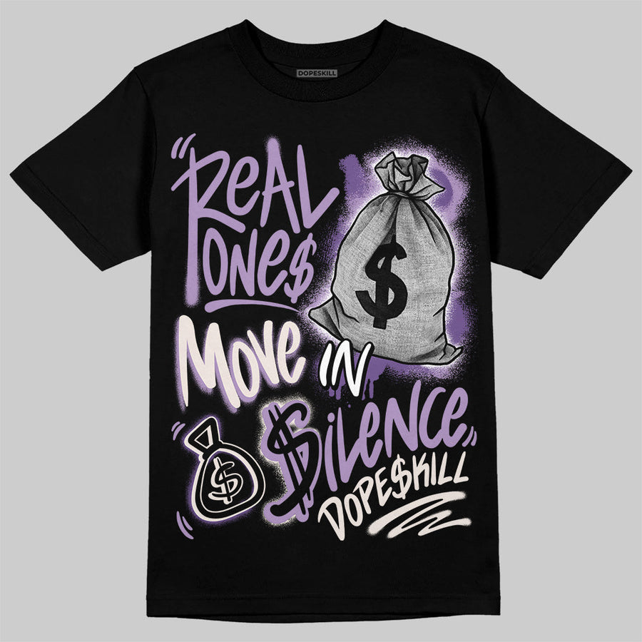 Hydrangeas 10s DopeSkill T-Shirt Real Ones Move In Silence Graphic