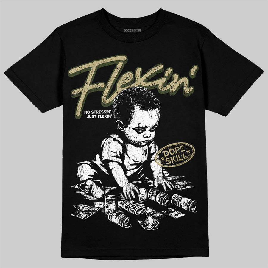 Olive Collection DopeSkill T-Shirt Flexin' Graphic