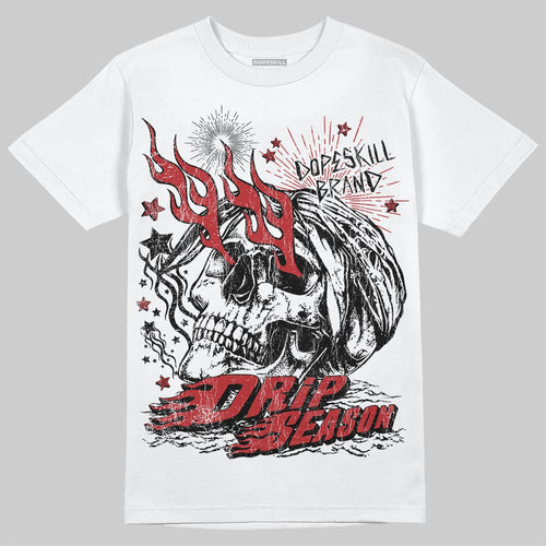 Flu Game 12s DopeSkill T-Shirt Drip Season Graphic