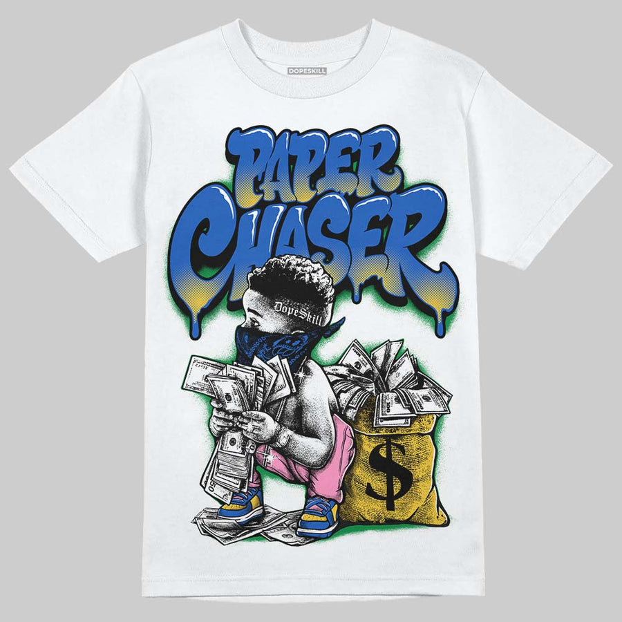 Brazil 3s DopeSkill T-Shirt Paper Chaser Boy Graphic
