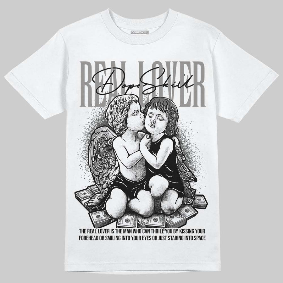 TD Black Patent 11s DopeSkill T-Shirt Real Lover Graphic