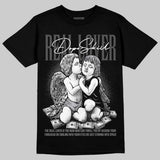 TD Black Patent 11s DopeSkill T-Shirt Real Lover Graphic