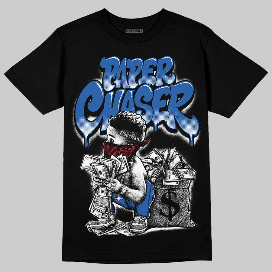 “True Blue” 3s DopeSkill T-Shirt Paper Chaser Boy Graphic