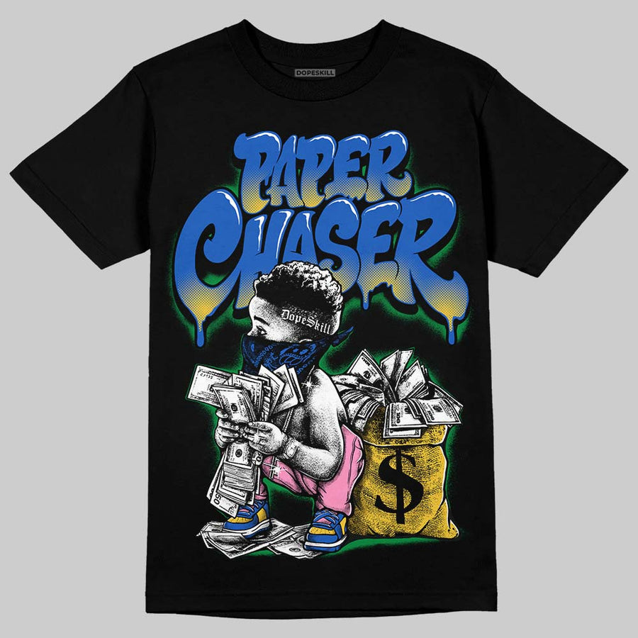 Brazil 3s DopeSkill T-Shirt Paper Chaser Boy Graphic