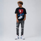 “True Blue” 3s DopeSkill T-Shirt Self Made Graphic