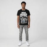 White Metallic 5s DopeSkill T-Shirt Paper Chaser Boy Graphic