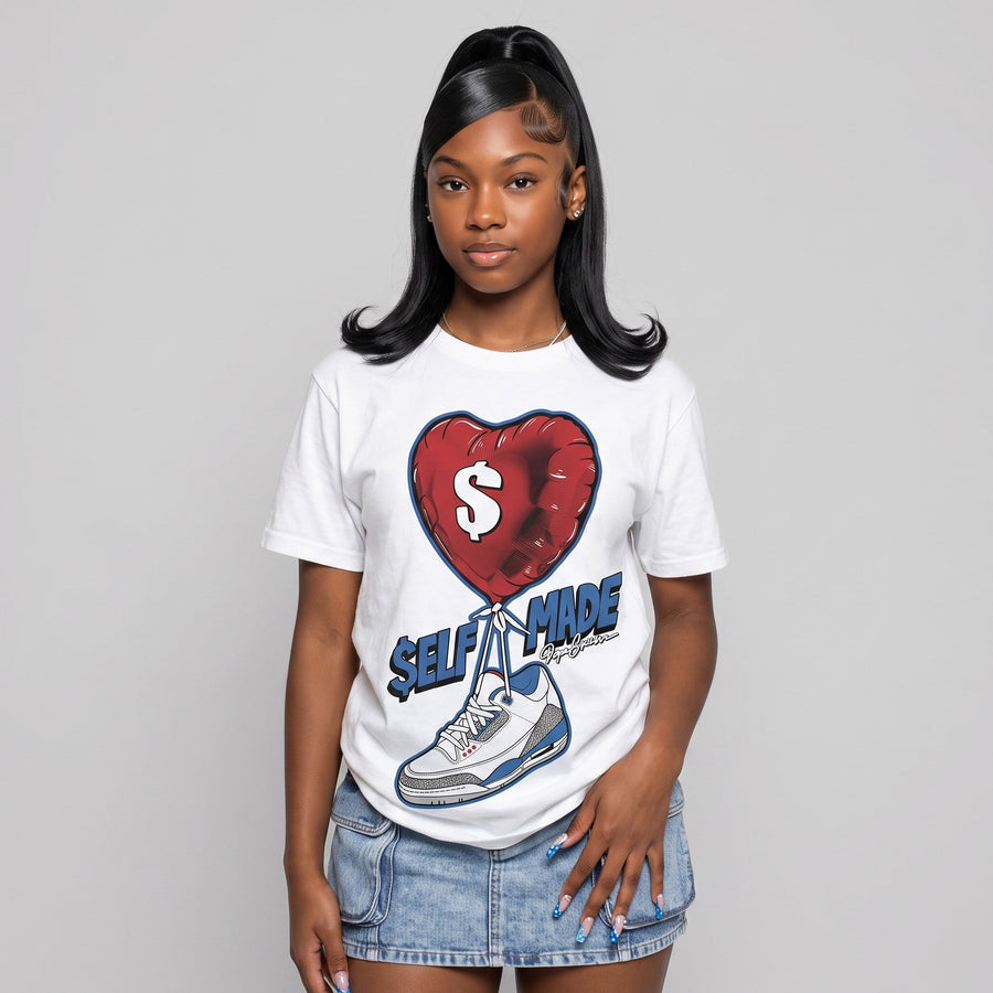 “True Blue” 3s DopeSkill T-Shirt Self Made Graphic