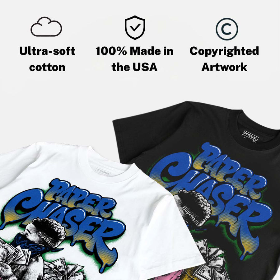 Brazil 3s DopeSkill T-Shirt Paper Chaser Boy Graphic