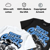 Black University Blue 5s DopeSkill T-Shirt Paper Chaser Boy Graphic