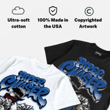 “True Blue” 3s DopeSkill T-Shirt Paper Chaser Boy Graphic