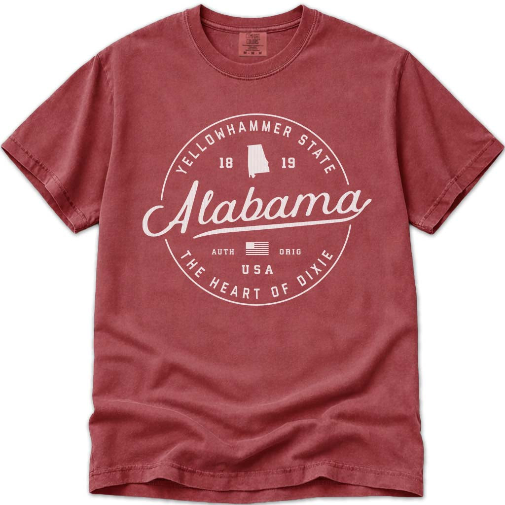 Alabama T Shirt, Heart of Dixie