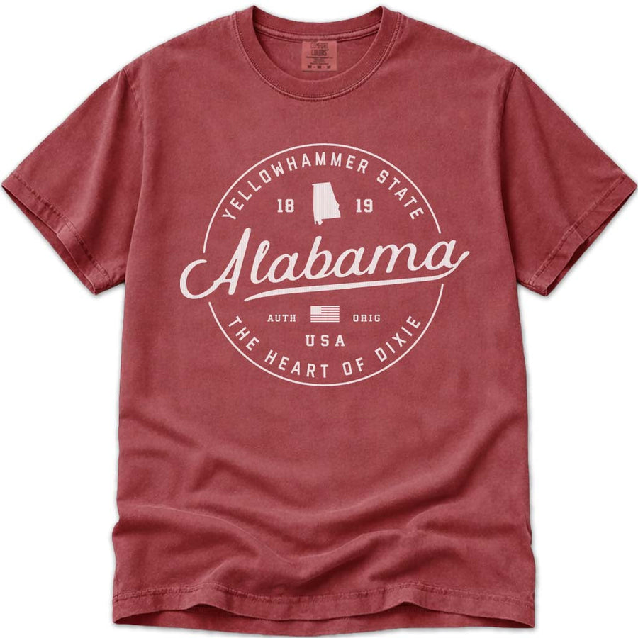 Alabama T Shirt, Heart of Dixie