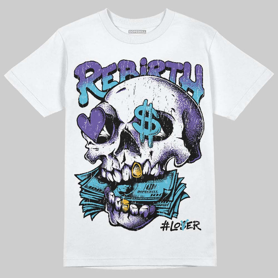 Aqua 8s DopeSkill T-Shirt Rebirth Graphic