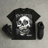 Black Cat 4s DopeSkill T-Shirt Rebirth Graphic