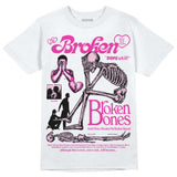 Pink Collection DopeSkill T-Shirt Broken Bones Graphic