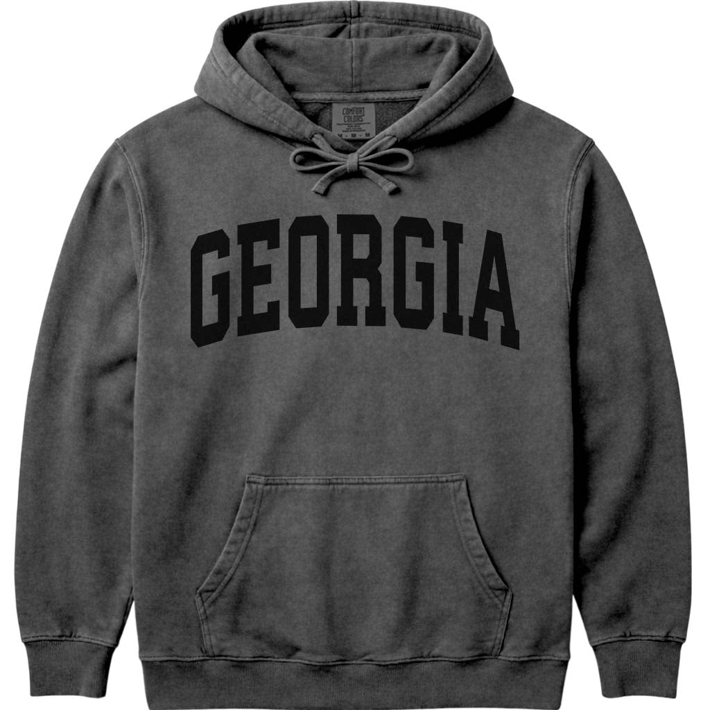 College Style Georgia Blackout Hoodie