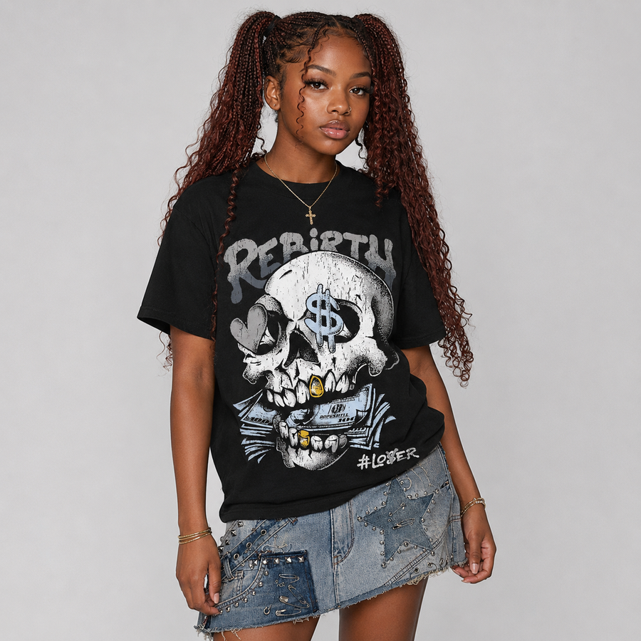 Cool Grey 11s DopeSkill T-Shirt Rebirth Graphic