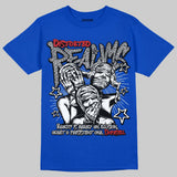 “True Blue” 3s DopeSkill T-Shirt Distorted Realms Graphic