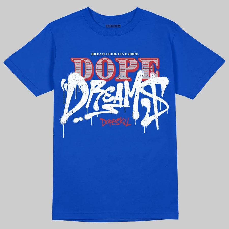 “True Blue” 3s DopeSkill T-Shirt Dope Dreams Graphic