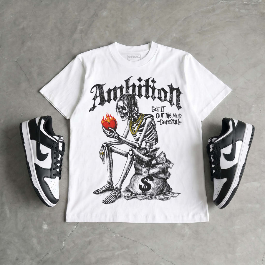 Dunk Panda White Black DopeSkill T-Shirt Ambition Graphic