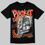 Dunk Team Dark Green Orange DopeSkill T-Shirt Pocket Change Graphic