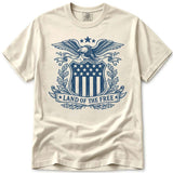 Eagle Land Of The Free USA Patriotic T Shirt