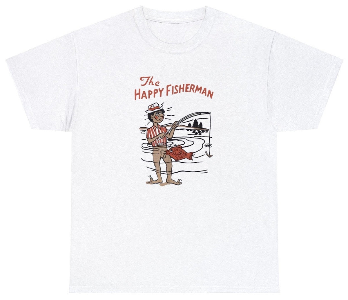 The Happy Fisherman T Shirt