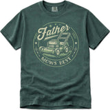 Father Mows Best Funny Dad Tee