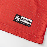 DopeSkill Oversized Jersey Streetwear Graphic Tee Cool V-Neck Red T-Shirt Fire 26 Graphic