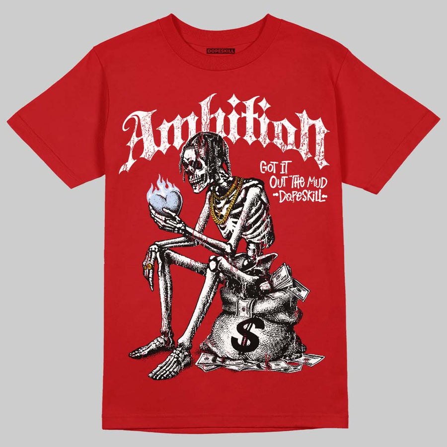 Fire Red “Black Tongue” 5s DopeSkill T-Shirt Ambition Graphic