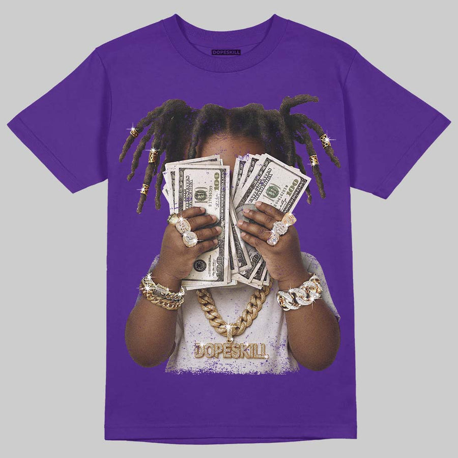 Grape 5s DopeSkill T-Shirt Rich Youth Graphic