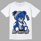 AJ 5 Racer Blue DopeSkill T-Shirt Hurt Bear Graphic