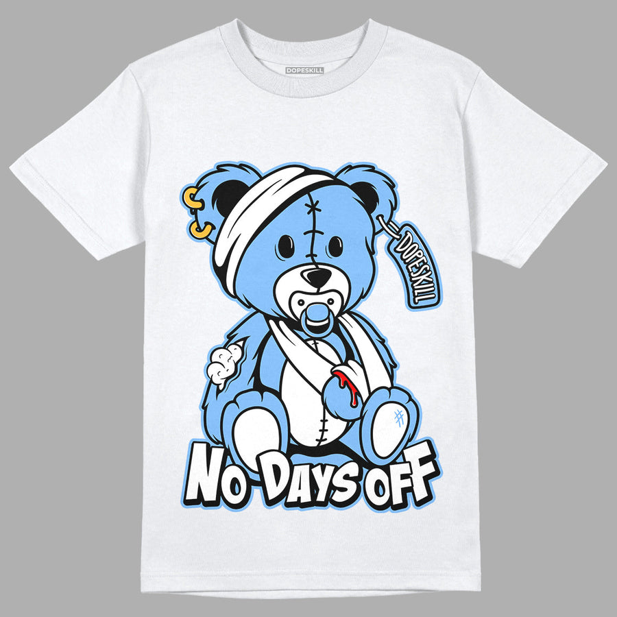 AJ 6 University Blue DopeSkill T-Shirt Hurt Bear Graphic