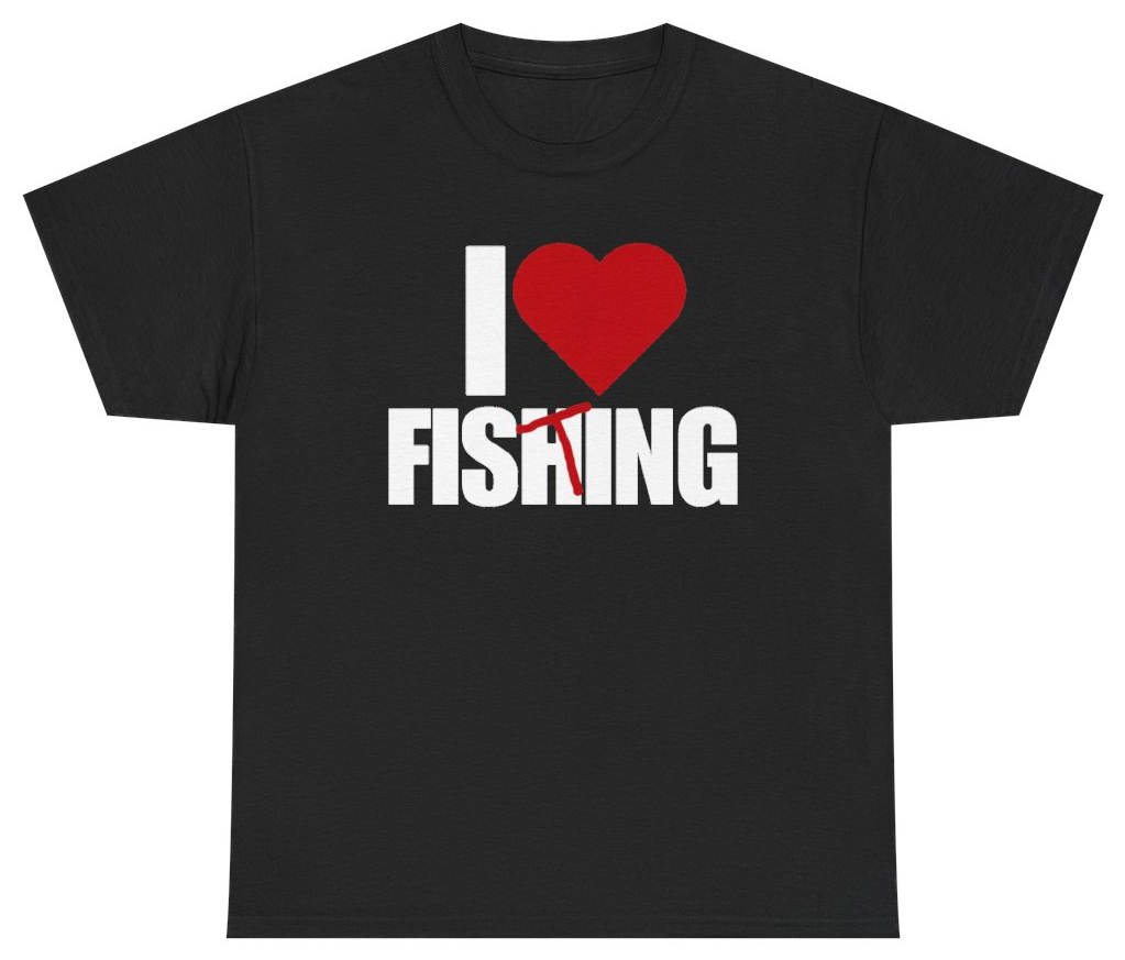 I Heart Fishing Tee