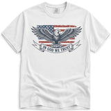 In God We Trust USA Flag Eagle Patriotic Tee