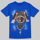 “True Blue” 3s DopeSkill T-Shirt Key of Life Graphic