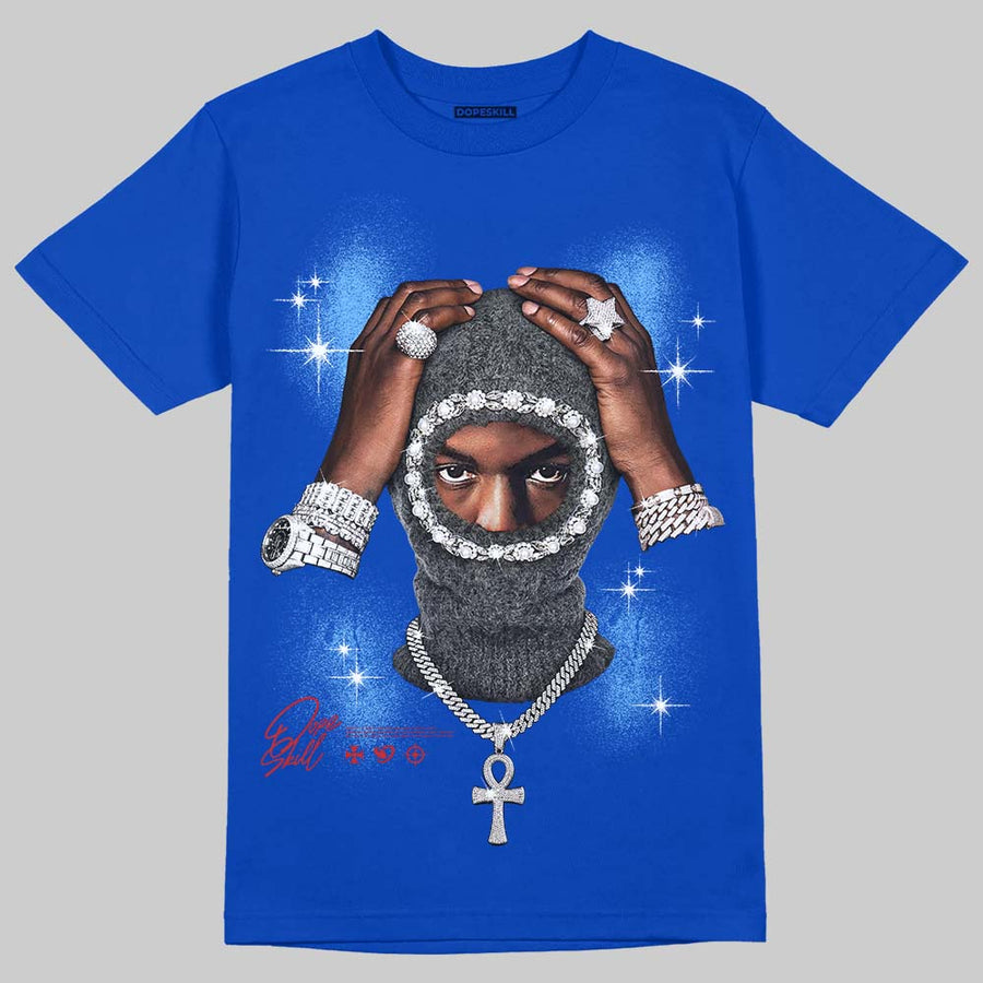 “True Blue” 3s DopeSkill T-Shirt Key of Life Graphic