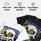 Lakers 4s DopeSkill T-Shirt Rebirth Graphic