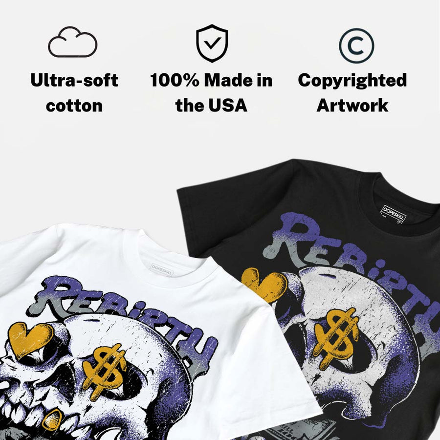 Lakers 4s DopeSkill T-Shirt Rebirth Graphic