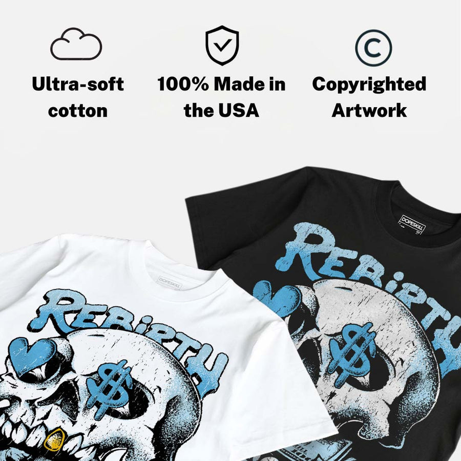 Legend Blue 11s DopeSkill T-Shirt Rebirth Graphic