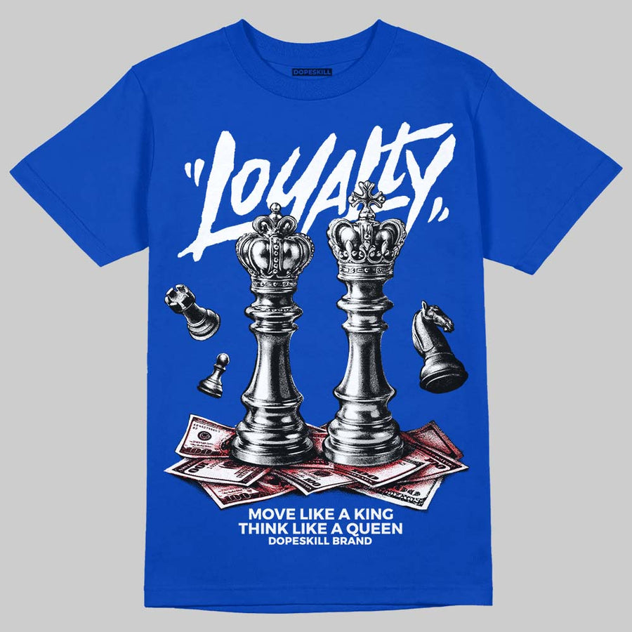 “True Blue” 3s DopeSkill T-Shirt Loyalty Graphic